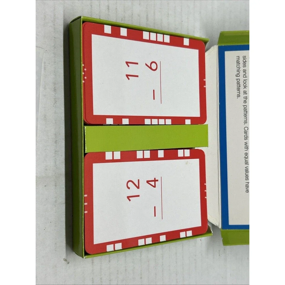 Hand 2 Mind Subtraction Math Card Game Flashcards 40992 Complete